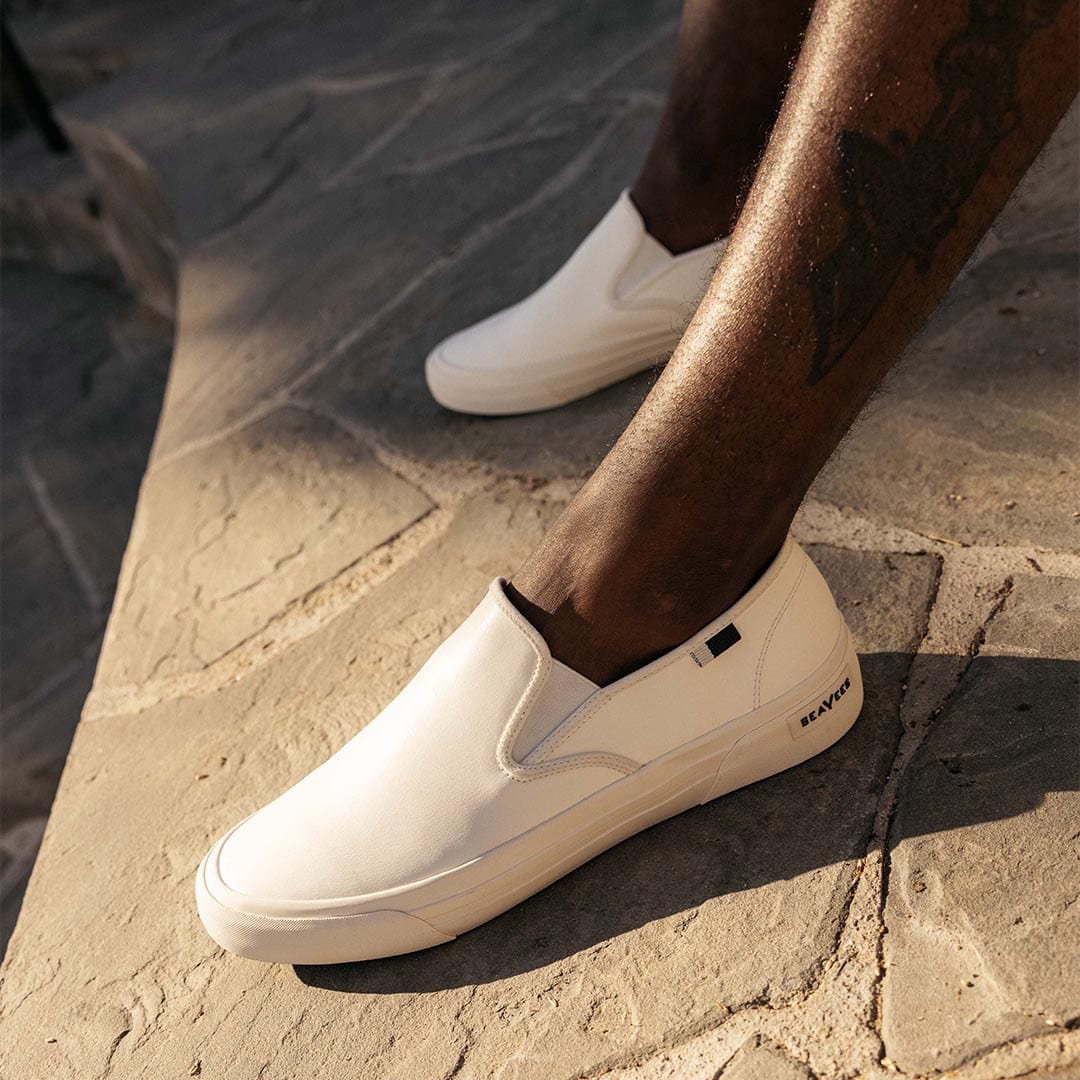 Mens - SeaChange Slip On - White