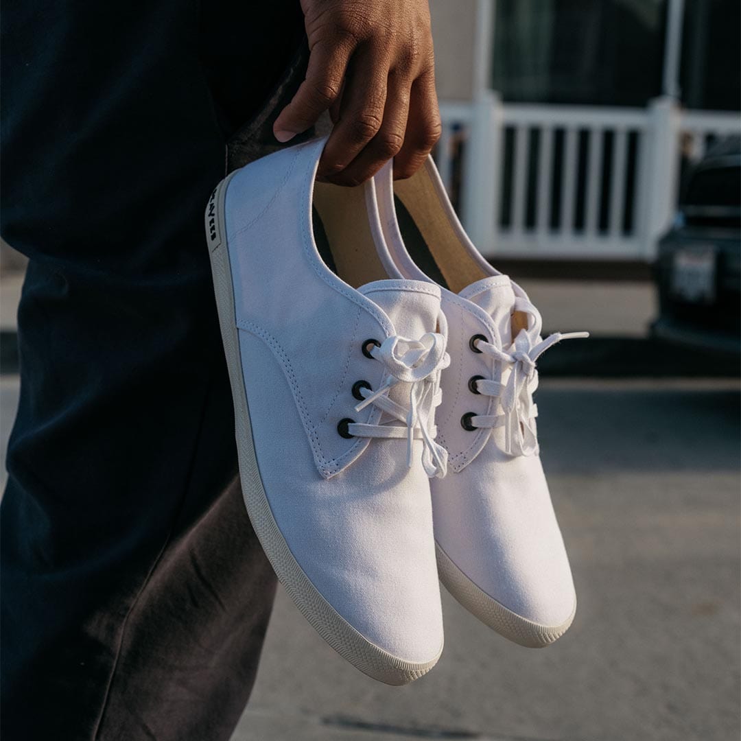 mens white dress sneakers ZGR Men's Synthetic Leather Sneakers,Low Top White Tennis Shoes,Lace up Casual Shoes(White,US7) They allow you to match with clothes on different occasions at will and are ideal casual choices for your daily life Men's White Casual Sneaker |