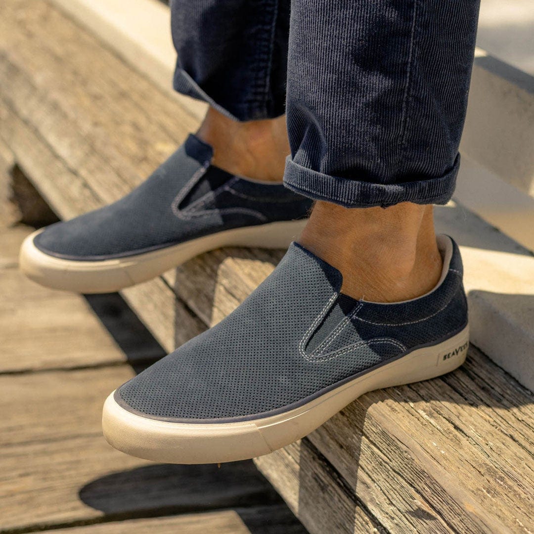 Mens - Hawthorne Slip On - Academy Blue – SeaVees