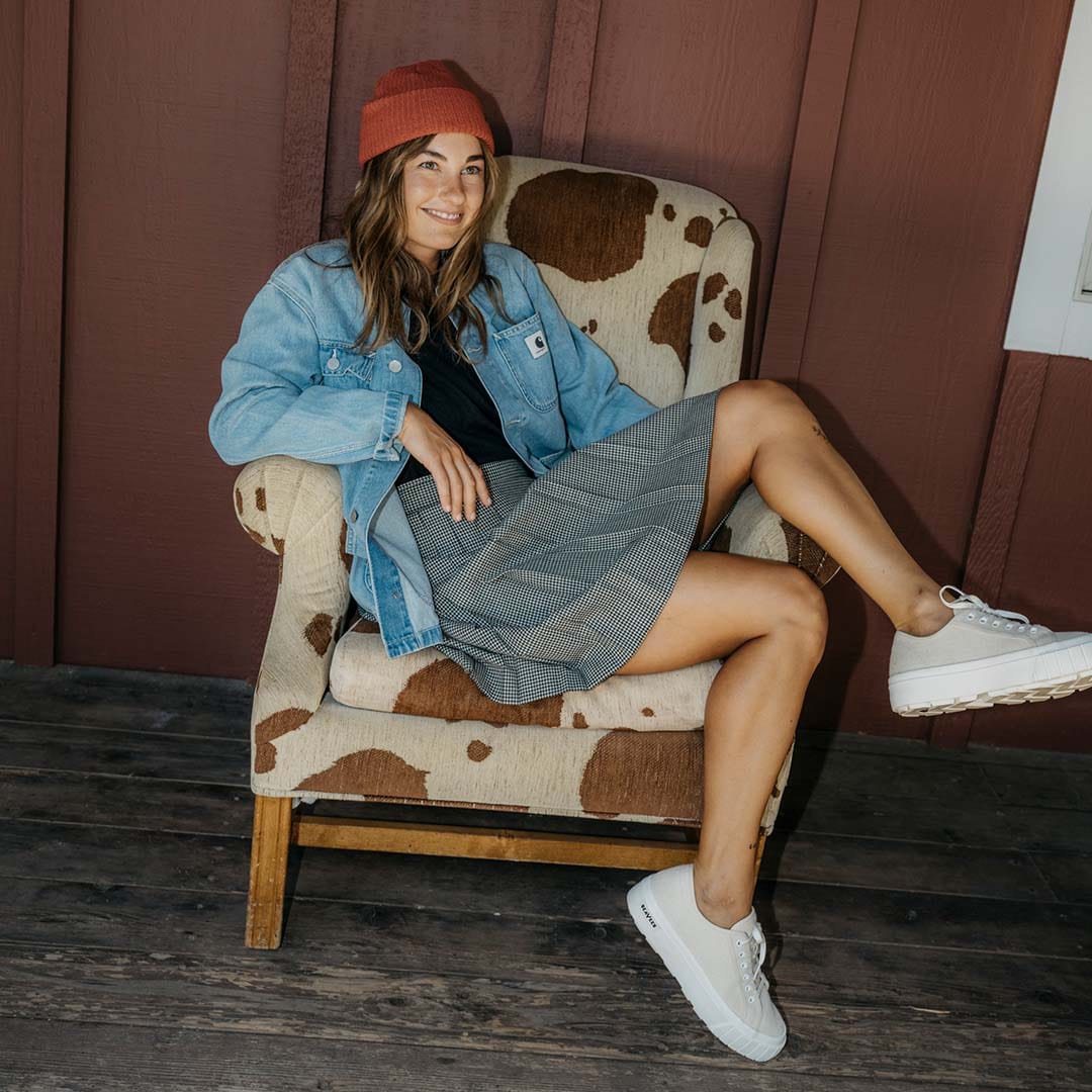 Womens - Melrose Lug Platform - Vanilla