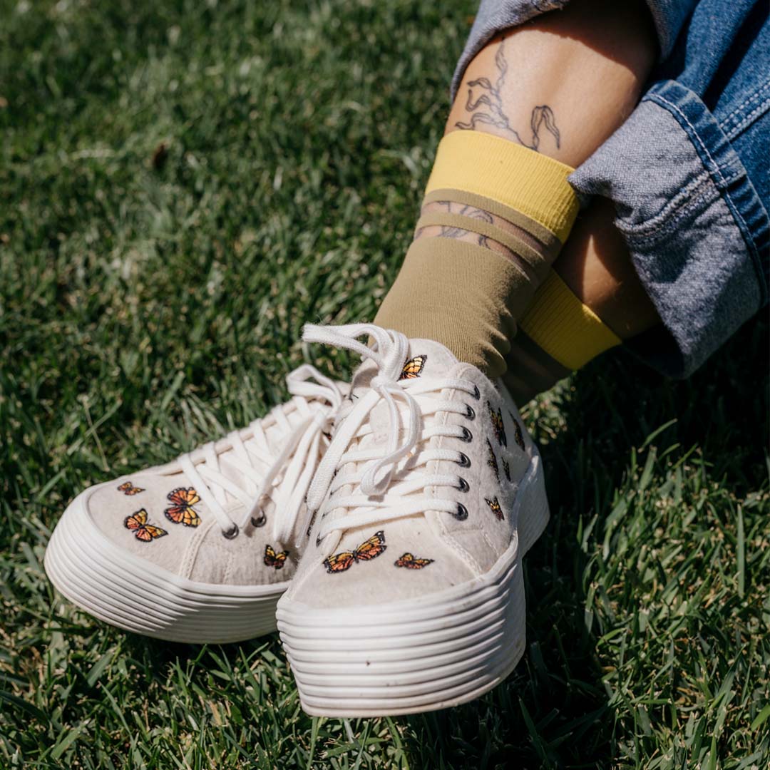 Womens - Monterey Sneaker Platform - Monarch