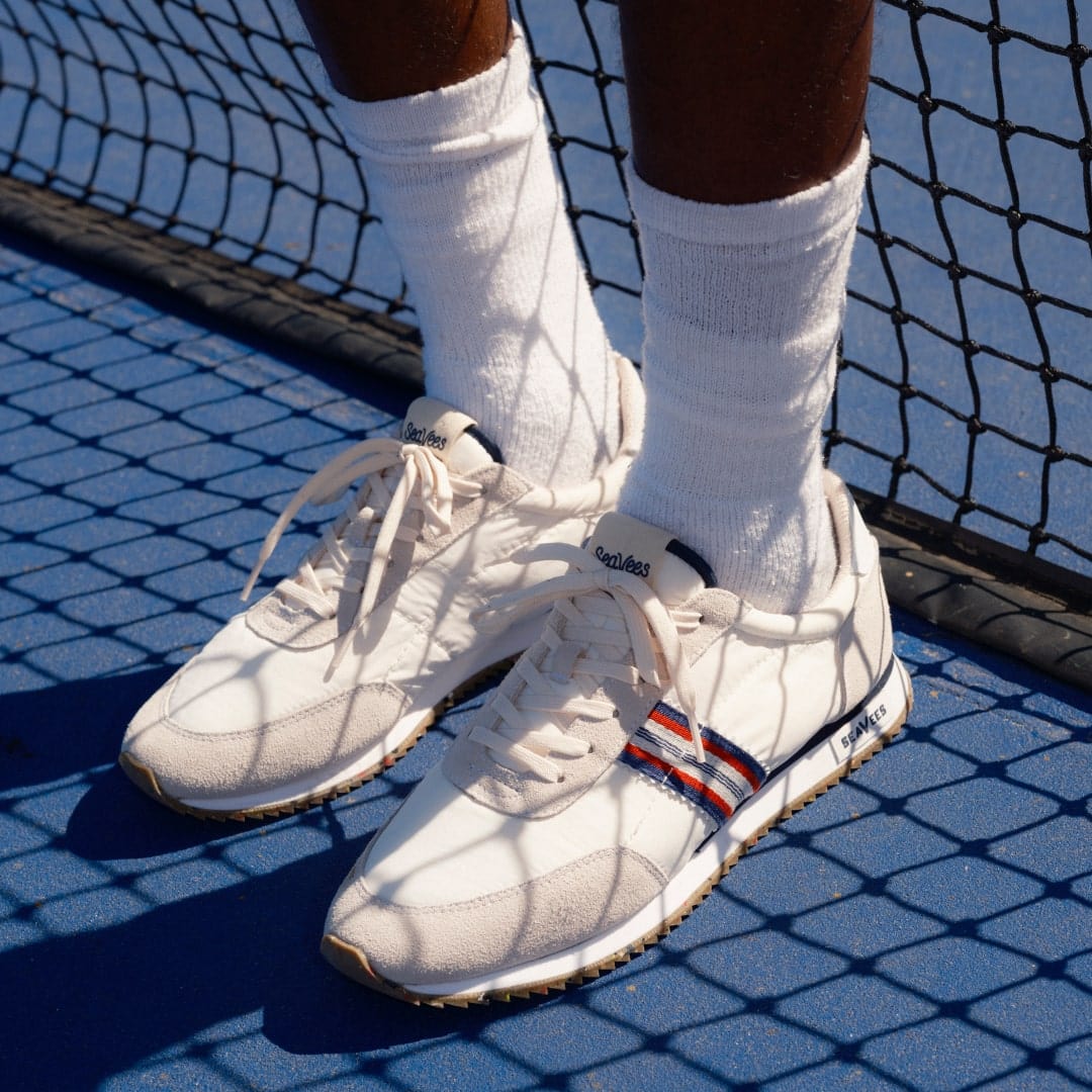 Mens - Royal  Runner - White