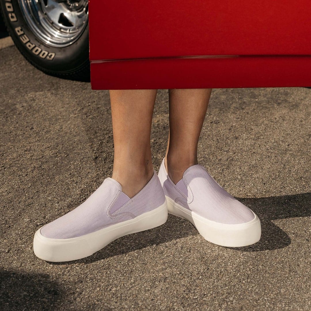 Womens - Baja Slip On Platform - Lilac