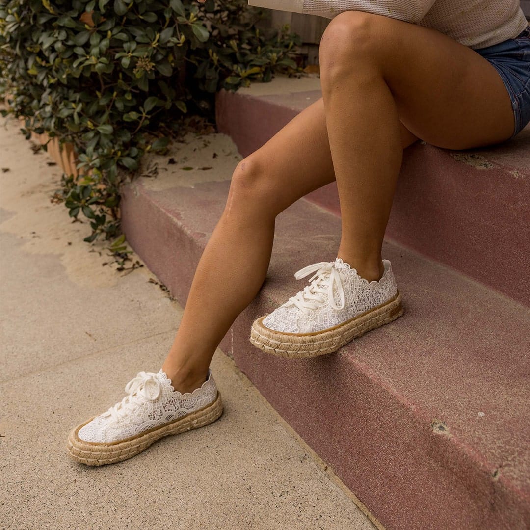 Womens - Coronado Espadrille - Cream