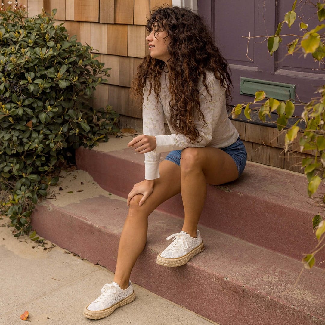 Womens - Coronado Espadrille - Cream