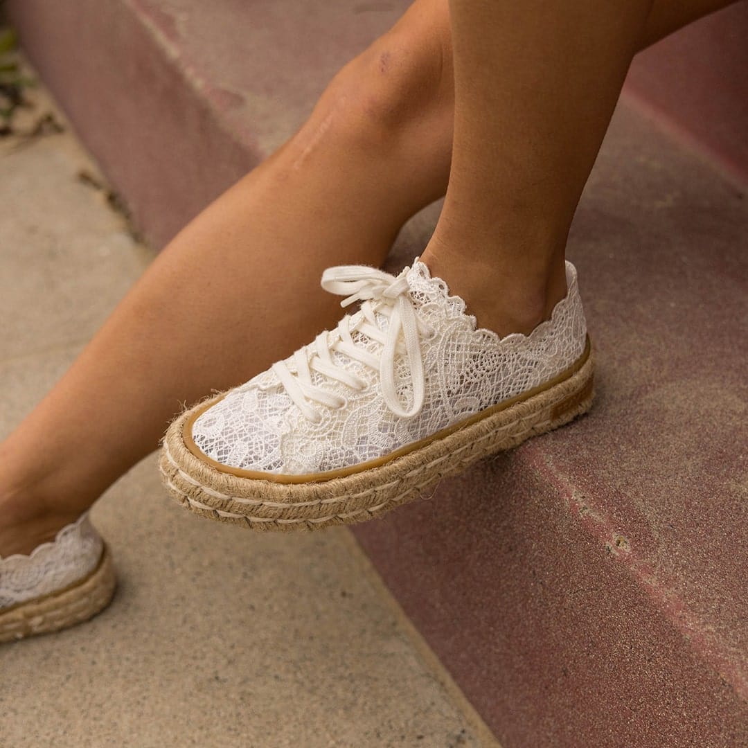 Womens - Coronado Espadrille - Cream