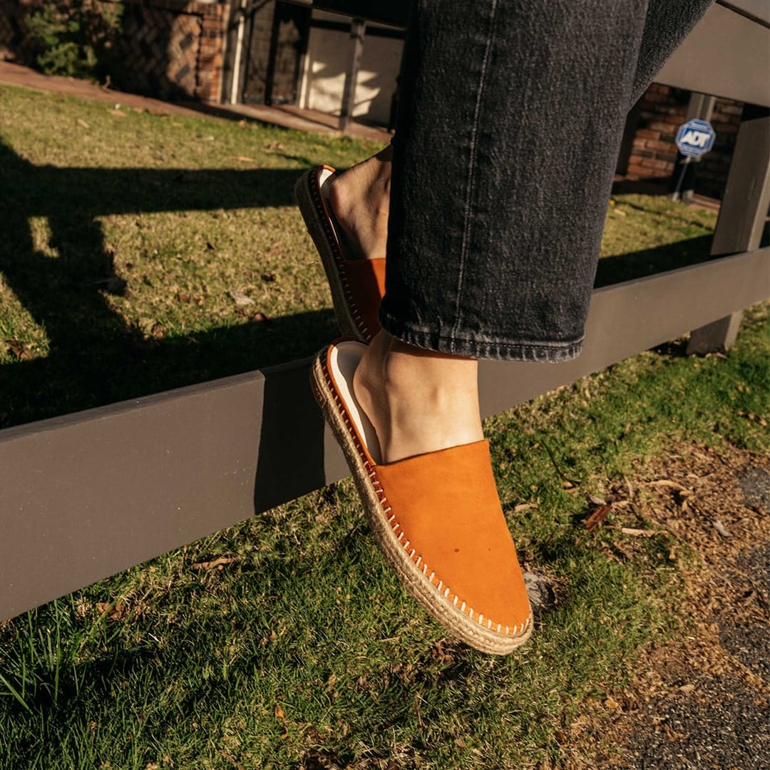 Womens - Costa Mesa Mule Espadrille - Spiced Orange