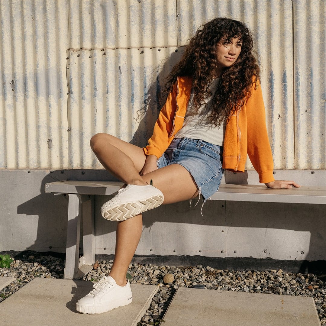 Womens - Melrose Lug Platform - Bleach Green