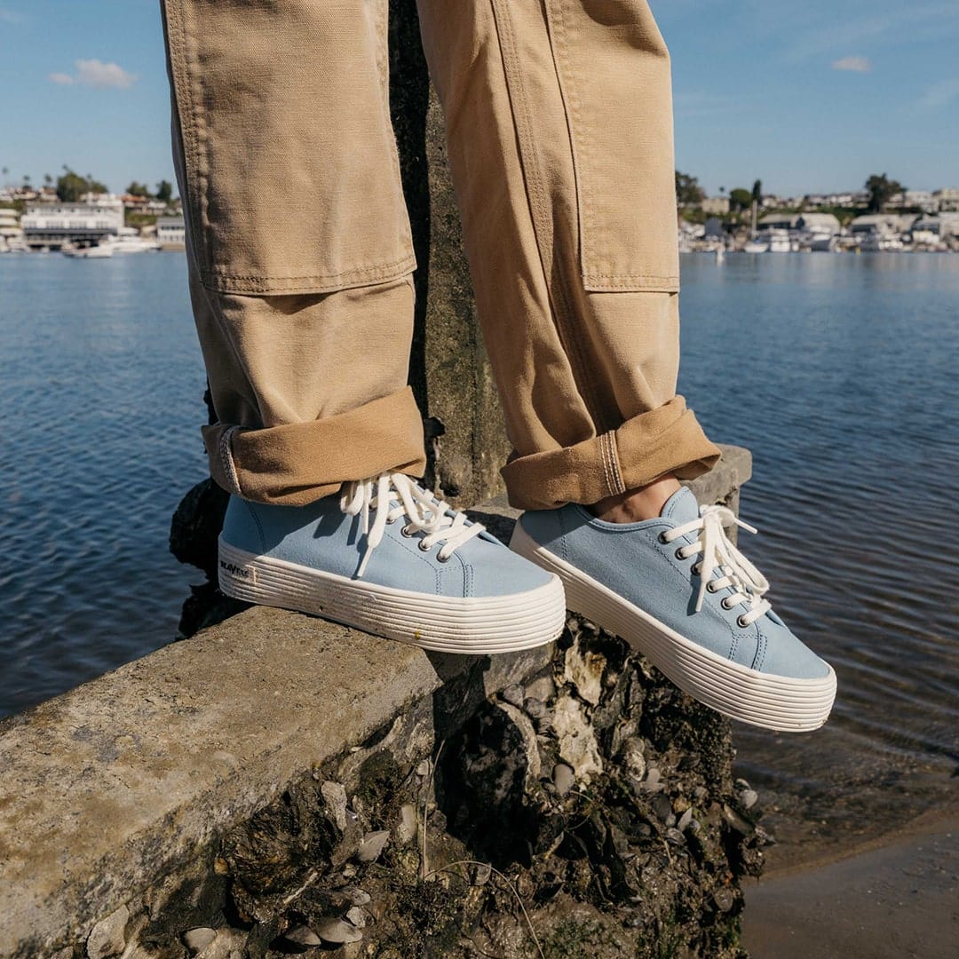 Seavees Monterey Platform Sneaker in Ice Blue at Nordstrom, Size 6