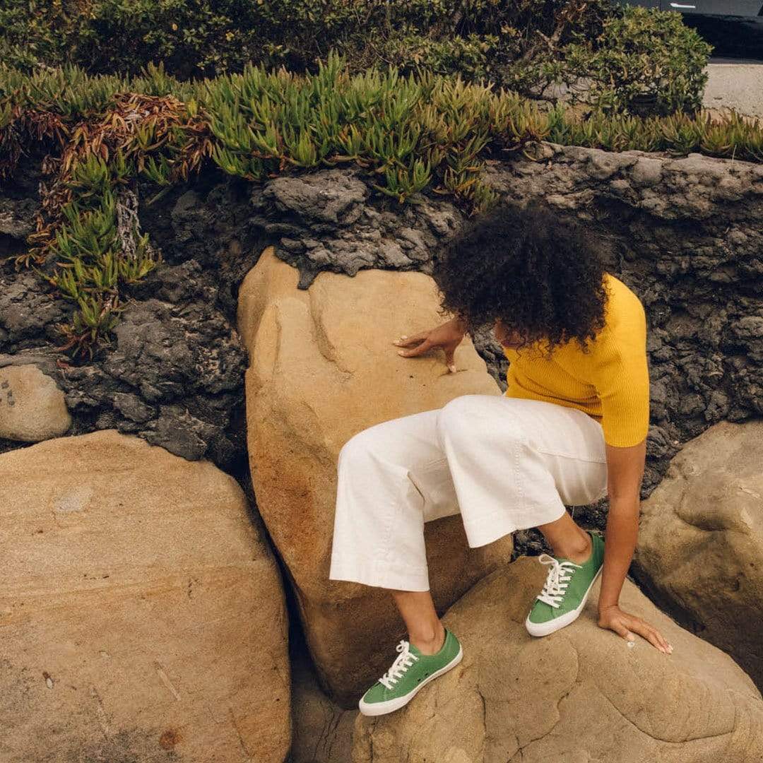 Seavees Monterey Platform Sneaker in Cactus