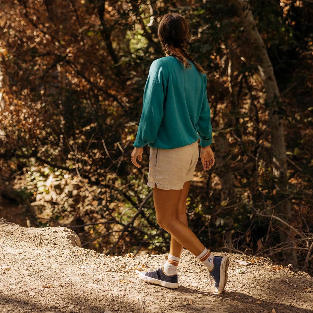 Womens - Wheeler Sneaker - Blue Fog Colorblock