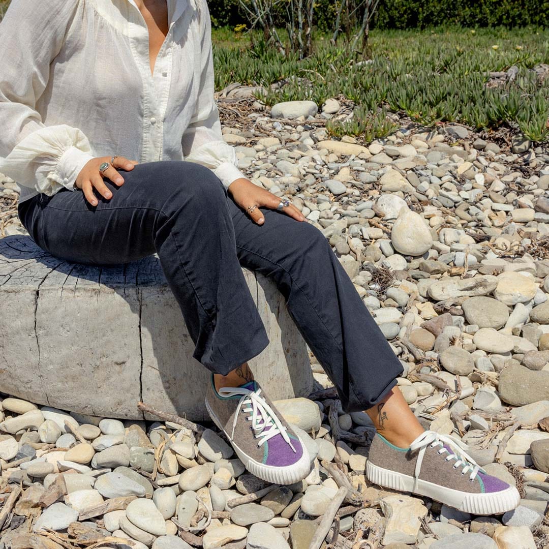 Womens - Wheeler Sneaker - Mushroom Colorblock