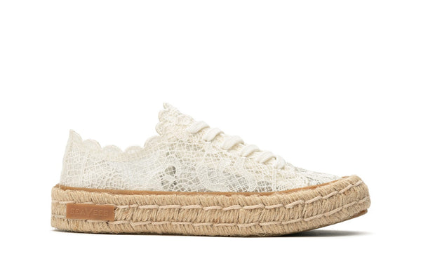 Womens Coronado Espadrille Cream SeaVees