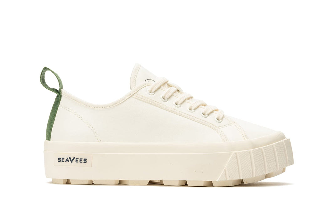 SeaVees Women's Lace-Up Sneakers - Casual Canvas Sneaker With Recycled Materials & Cushioned Footbed
