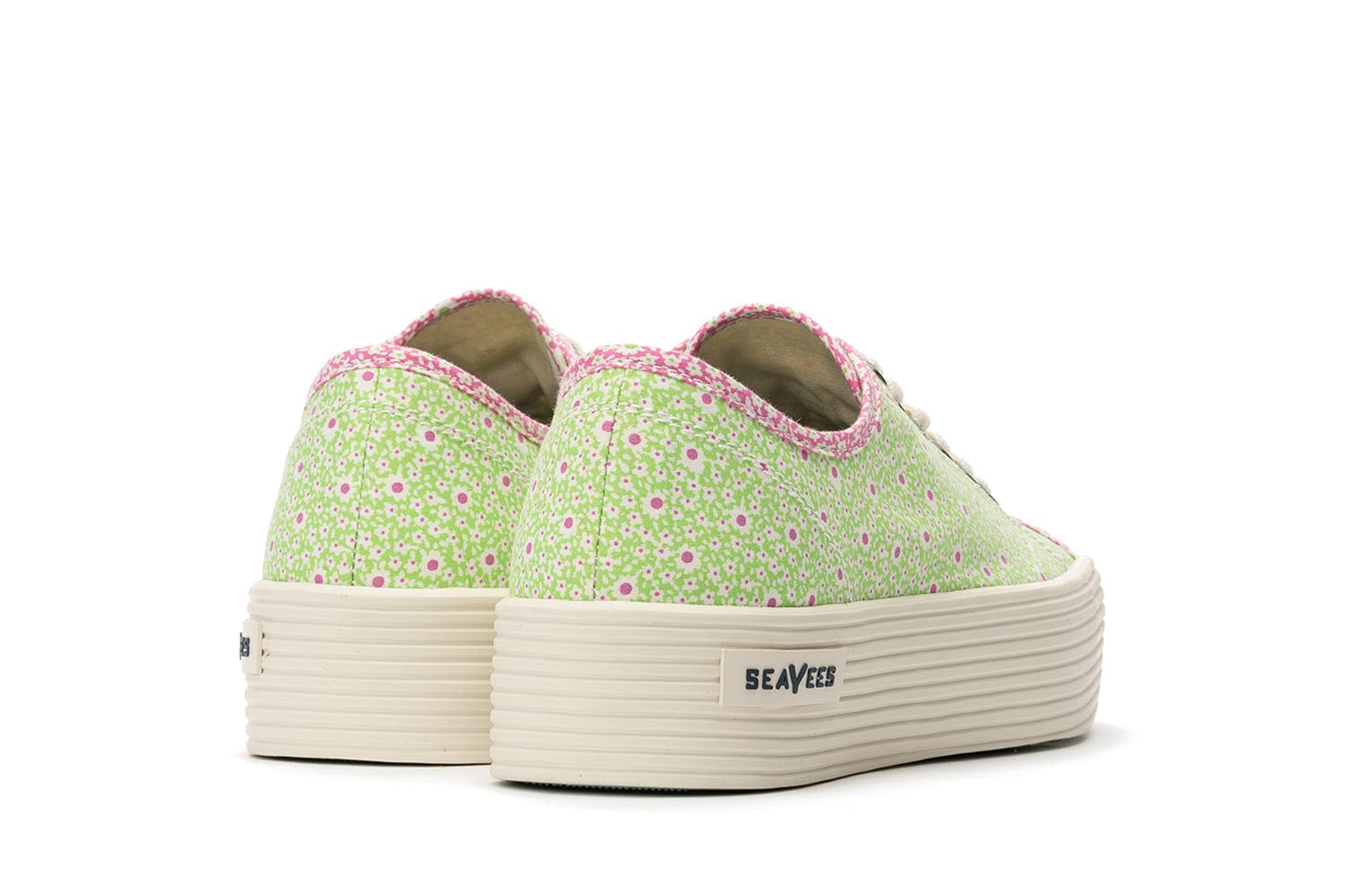 Women\'s Monterey Platform Sneaker Pink Lime Flower | SeaVees Shoes