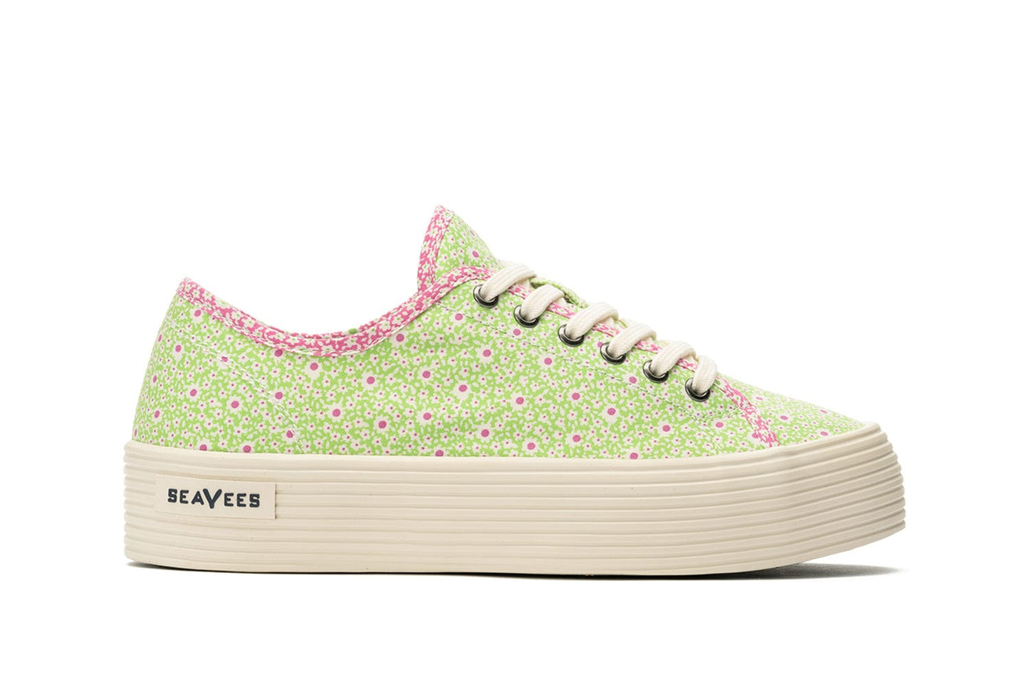 Pink Platform SeaVees Women\'s Shoes Flower Lime Sneaker Monterey |