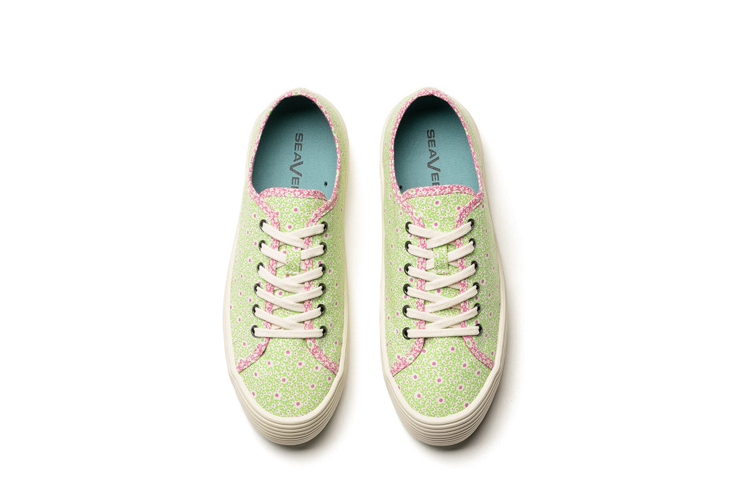 Women\'s Monterey Platform Sneaker Pink Lime Flower | SeaVees Shoes | Sneaker low
