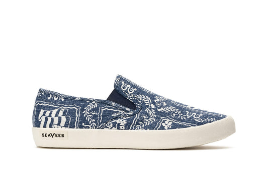 Mens - Baja  Slip On Reyn Spooner - Navy Lahaina Sailor