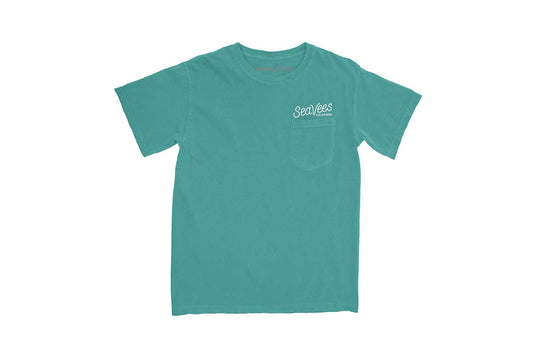 SeaVees - 24 Mason Pocket Tee - Seafoam