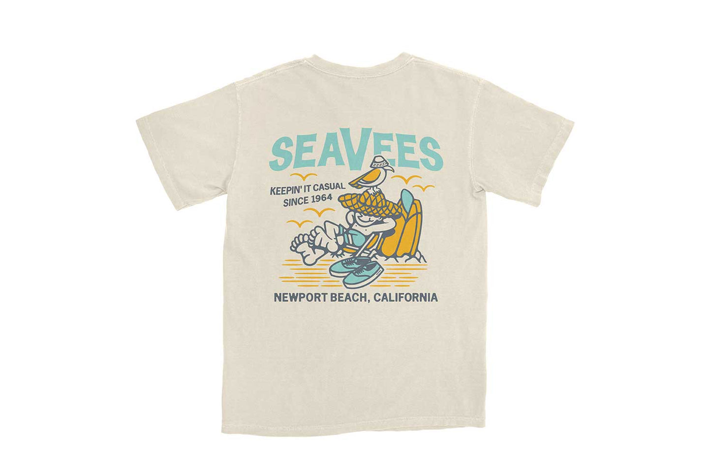 SeaVees - Newport Sandy Tee - Natural