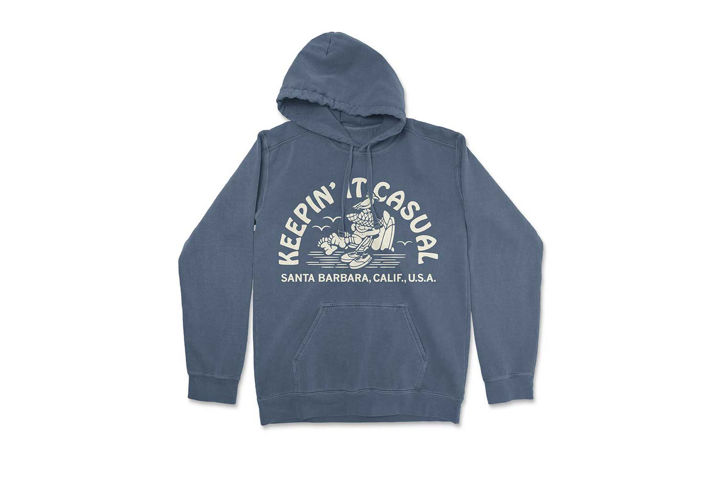 SeaVees - Keepin' It Casual Santa Barbara Hoodie - Denim