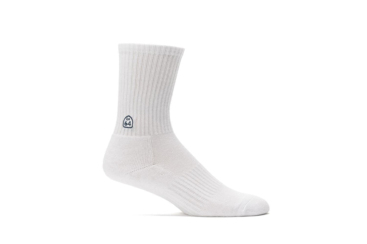 Unisex - Show-Offs Crew Sock - White