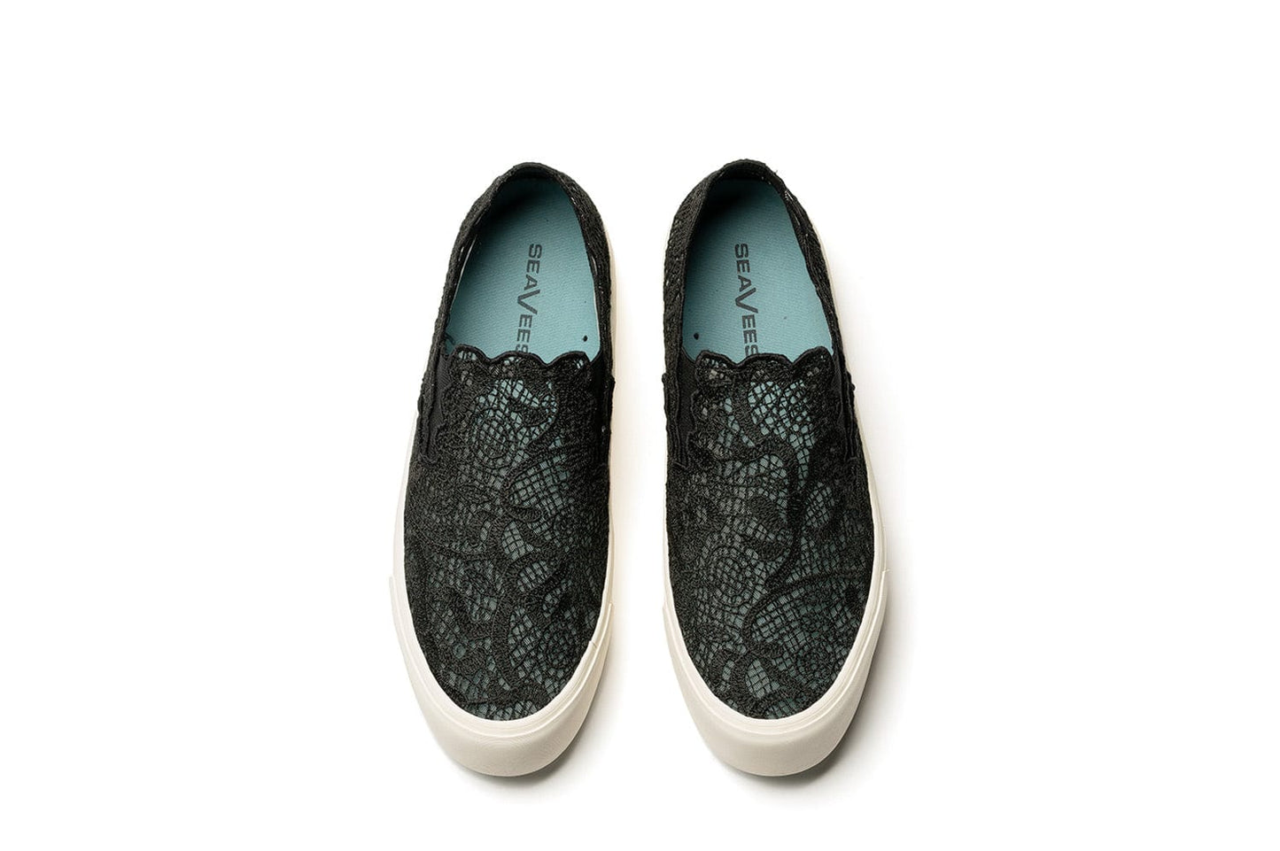 Womens - Baja Slip On Platform - Black Lace