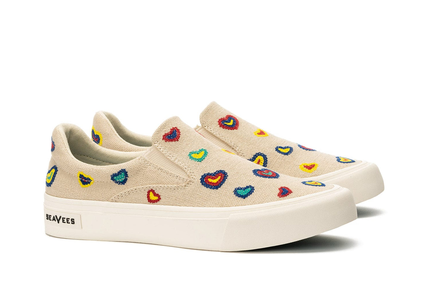 Womens - Hawthorne Slip On - Rainbow Heart