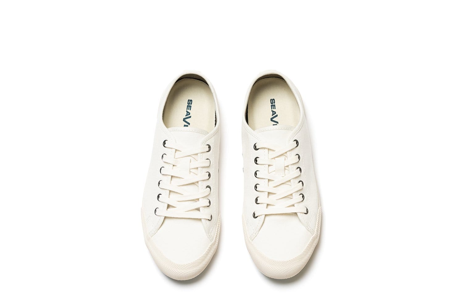 Seavees La Brea Lug High-Top Women's Shoes White : 8 B - Medium